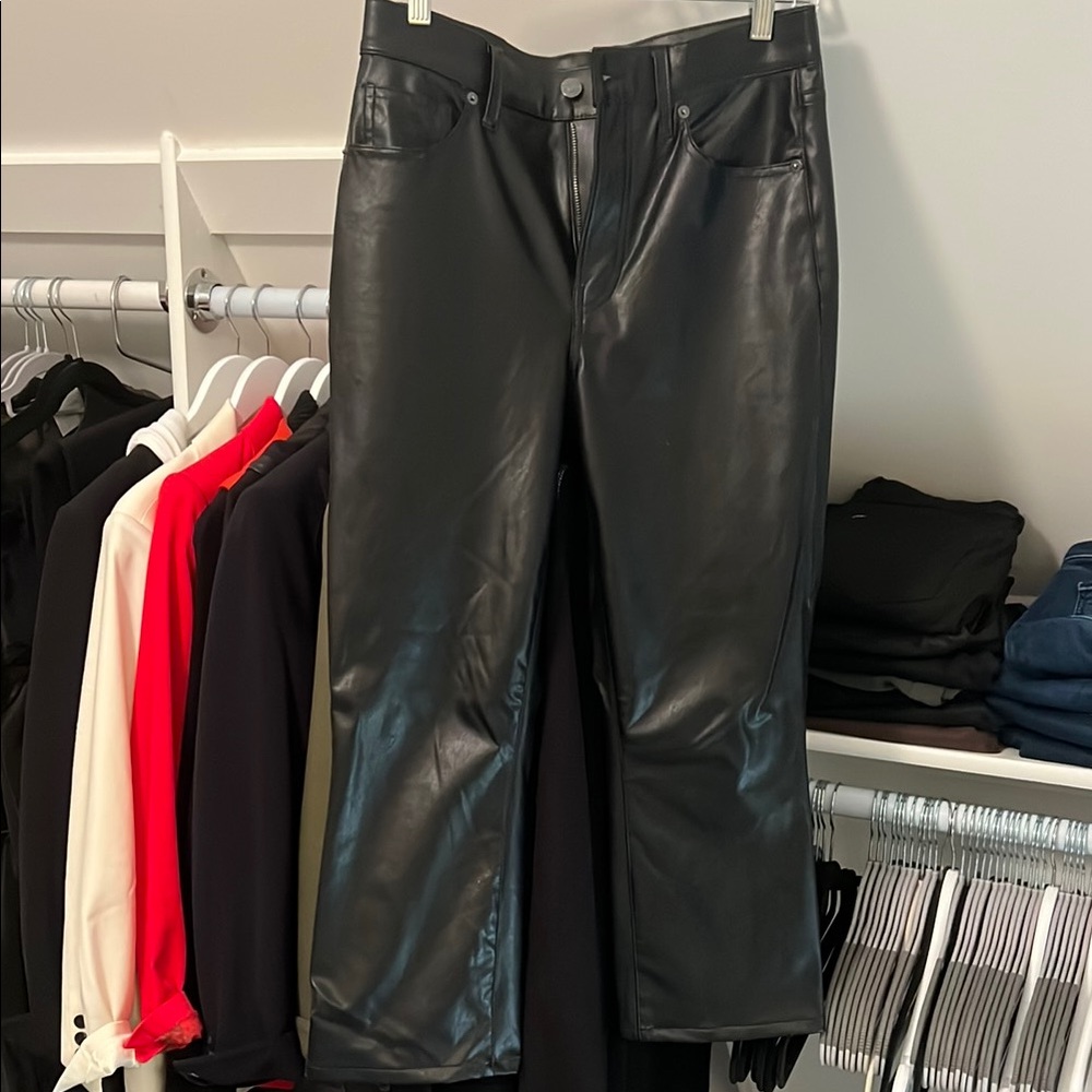 Black Leather Pants